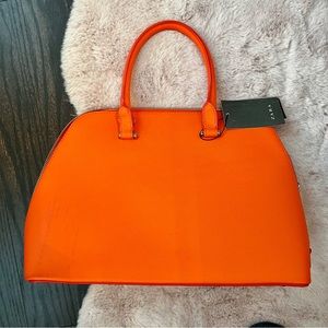 NWT orange ZARA bag with straps